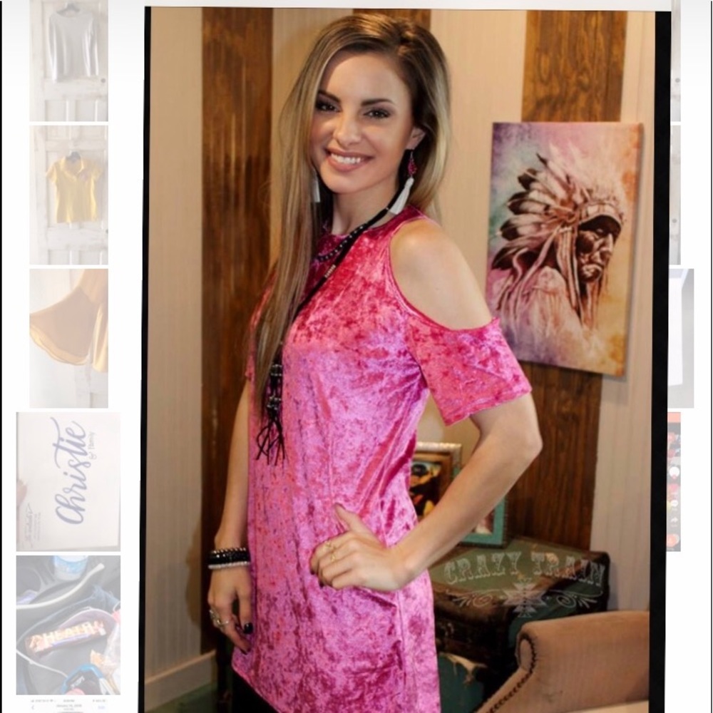 Cold shoulder tunic
